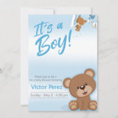 Invitación para baby shower kaart (Voorkant)