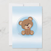 Invitación para baby shower kaart (Achterkant)