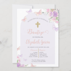 Invitación para bautismo kaart
