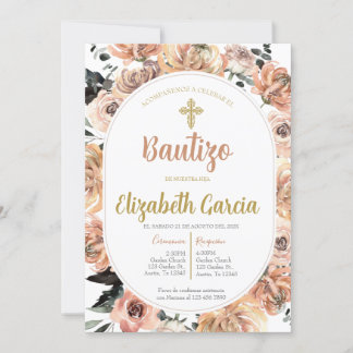 Invitación para bautismo kaart