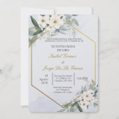 Invitación para boda de oro kaart (Voorkant)