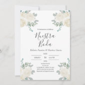 Invitación para Boda español Kaart (Voorkant)