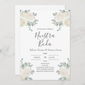 Invitación para Boda español Kaart (Voorkant / Achterkant)