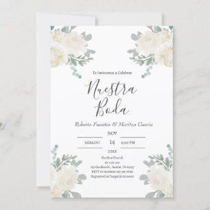 Invitación para Boda español Kaart