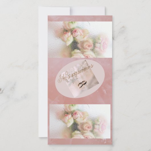 invitación para boda feestdagenkaart (Voorkant)