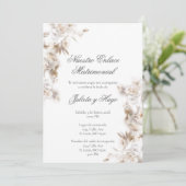 Invitación para boda ramo de flores kaart (Staand voorkant)