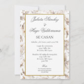 Invitación para boda ramo de flores kaart (Voorkant)