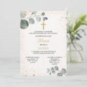 INVITACION PARA EVENTO RELIGIOSO DE NINO KAART (Staand voorkant)