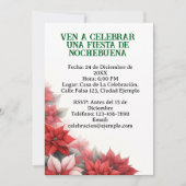 Invitación para Fiesta de Nochebuena Spaans Kaart (Voorkant)