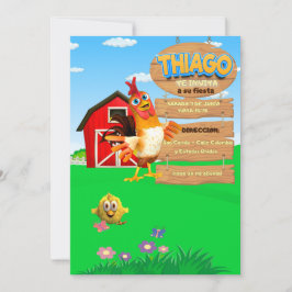 INVITACION PARA NIÑO "Bartolito' Kaart