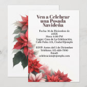 Invitación para Posada Navideña Spaans Kaart (Voorkant / Achterkant)
