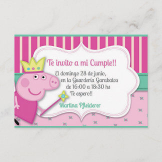 Invitacíon Pepa Kaart