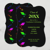 Invitación personalizada - Graduación Kaart (Voorkant / Achterkant)