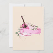 Invitación Pink de Charro Mariachi en Oro Kaart (Achterkant)