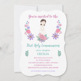 Invitación Primera Comunión CECILIA Kaart