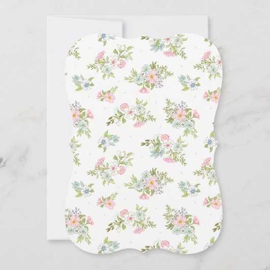 Invitación Primera Comunión DANIELA Kaart (Achterkant)