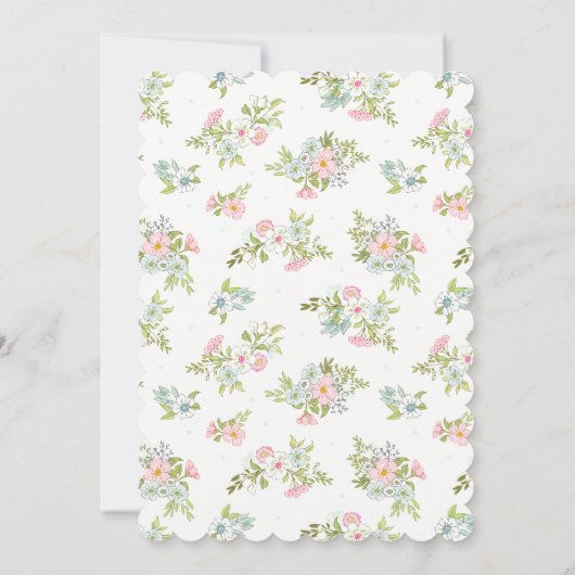 Invitación Primera Comunión DANIELA Kaart (Achterkant)