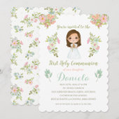 Invitación Primera Comunión DANIELA Kaart (Voorkant / Achterkant)