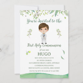 Invitación Primera Comunión HUGO Kaart