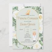 Invitación Primera Comunión Niño Kaart (Voorkant)