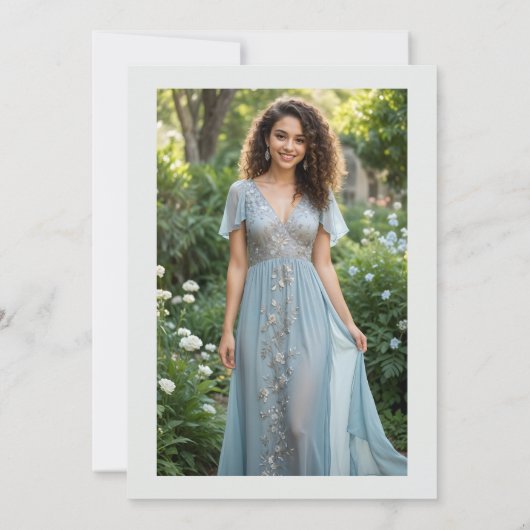 Invitación Spanish Quinceañera Romantic Eiffel Tow Kaart (Achterkant)