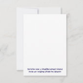 Invitación Sunset over a Mediterranean Harbour Kaart (Achterkant)