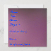 Invitación - Te invito a mi Fiesta - Margarita Kaart (Achterkant)