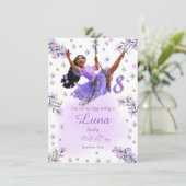 Invitación Template Isabella's Birthday Invitation Kaart (Staand voorkant)