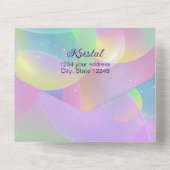 Invitación Todo En Uno - Cumpleaños - Editable All In One Uitnodiging (Achterkant)