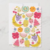Invitación Tuttifrutti Birthday Invitation Kaart (Achterkant)