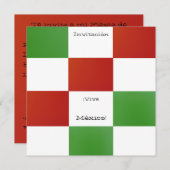 Invitación -© Viva México! - Fiesta de Cumpleaños Kaart (Voorkant / Achterkant)