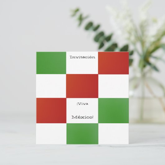 Invitación -© Viva México! - Fiesta de Cumpleaños Kaart (Staand voorkant)