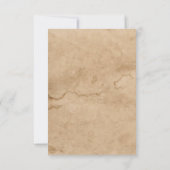 Invitación Wizard School Themed Birthday Party Inv Kaart (Achterkant)