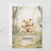 Invitaciones Baby shower  imprimibles Kaart (Achterkant)