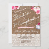 Invitaciónes con calabazas, Bautizo y 1er cumple Kaart (Voorkant)