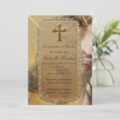 invitaciones de bautizo, Baptism Invitations Kaart (Staand voorkant)