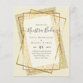 Invitaciones de Boda, budget van de Spaanse wedden (Voorkant)