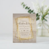 Invitaciones de Boda, budget van de Spaanse wedden (Staand voorkant)