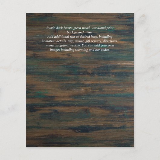 Invitaciones de Boda, budget van de Spaanse wedden (Achterkant)