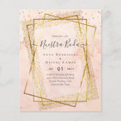 Invitaciones de Boda, budget van de Spaanse wedden Flyer (Voorkant)