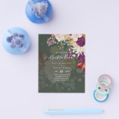 Invitaciones de Boda, BUDGET voor Spaanse bruiloft Flyer (Enkel)