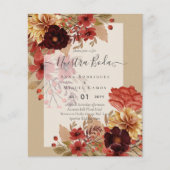 Invitaciones de Boda, Herfst van de Spaanse huweli (Voorkant)