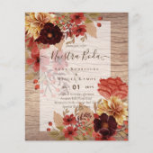 Invitaciones de Boda, Herfst van de Spaanse huweli (Voorkant)