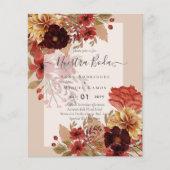 Invitaciones de Boda, Herfst van de Spaanse huweli Flyer (Voorkant)