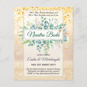 Invitaciones de Boda, Spain Wedding GREENERY