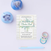 Invitaciones de Boda, Spain Wedding GREENERY Flyer (Enkel)