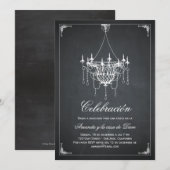 Invitaciones de la fiesta de araña rústica kaart (Voorkant / Achterkant)