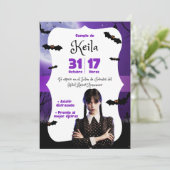 Invitaciones Digitales para cumpleaños Feestdagenkaart (Staand voorkant)