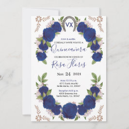 Invitaciones for Quinceanera Invitation, Blu-Rozen