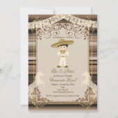 Invitaciones Tres Anos, Charro Tres Anos Invites Kaart (Voorkant)